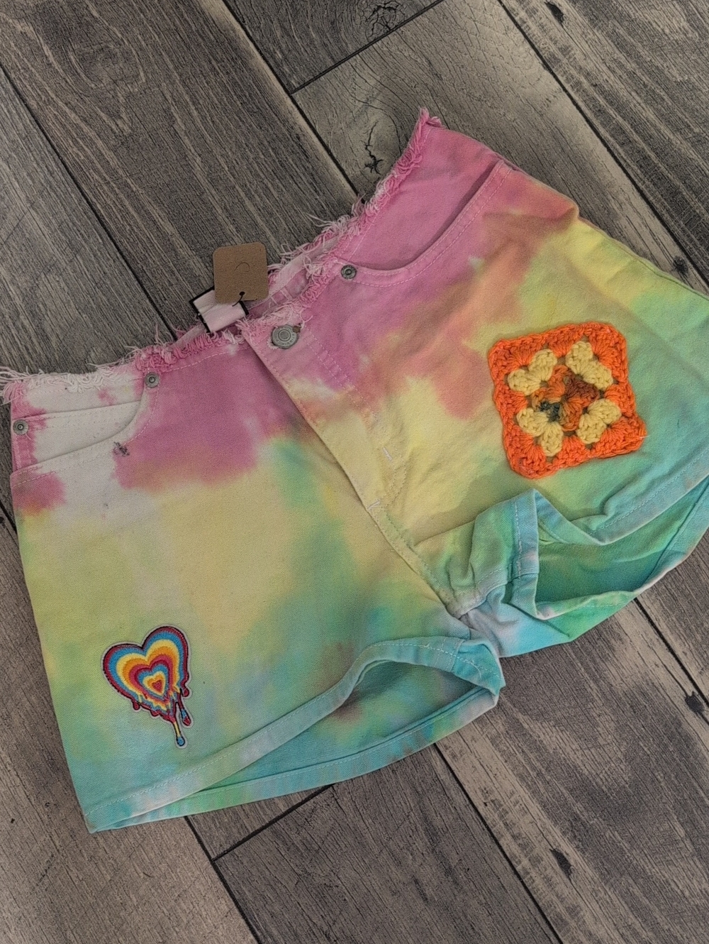 Tie Dye Short Shorts